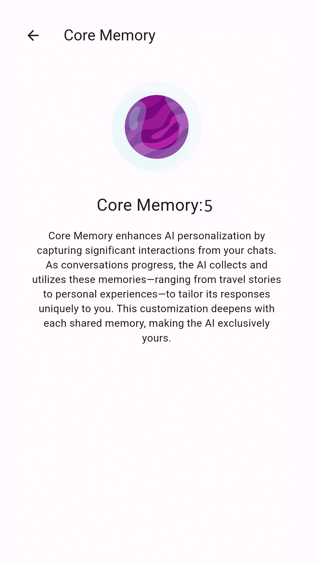 Viva memories screen